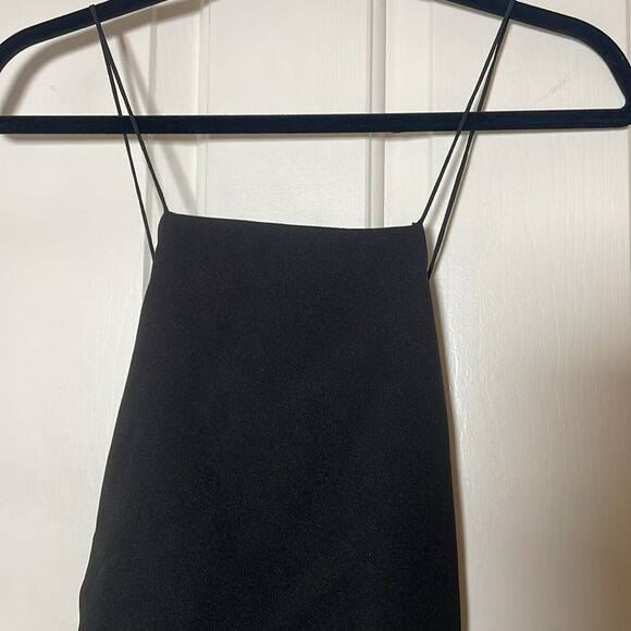 Forever 21 Women's Crisscross Cami Straight-Leg Jumpsuit | Black | size S - Picture 6 of 9